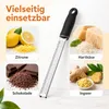 Edelstahl Zitronenreibe 304 mit Griff & Reinigungsbürste, Produktbild-Vorschau 7