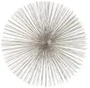 A silver, starburst-shaped object made of thin metal wires, resembling a dandelion seed head or a Sputnik chandelier. Podgląd zdjęcia produktu