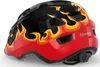 MET Hooray Black Flames/Glossy S (52-55 cm) Kinder Produktbild-Vorschau 3