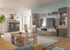 Highboard - Nox Eiche Nachbildung - Basaltgrau - B 140 cm - Produktbild-Vorschau 7