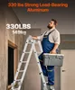 VEVOR Mehrzweckleiter, 7-in-1-Multifunktionsleiter, Produktbild-Vorschau 3