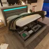 MODFU boxspring postel 140x200 cm, čalouněná manželská Náhled obrázku produktu 10
