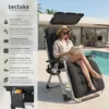 tectake® Sonnenliege Cloud II mit Sonnendach, klappbar Produktbild-Vorschau 2