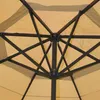 Parasol Meran Pro, parasol gastronomiczny z falbaną Ø 5m Podgląd zdjęcia produktu 3