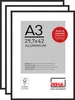 DEHA Design Bilderrahmen Boston (3er Set), A3 29,7x42 cm, Produktbild-Vorschau 2
