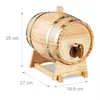 Relaxdays Botte per liquori, 2,2 l, in legno, botte da Anteprima dell’immagine prodotto 4