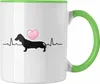 Trendation - Dackel Tasse Geschenke Dachshund Rauhaardackel Produktbild-Vorschau 1