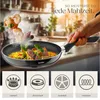 tectake® Kochtopfset, Aluminium robust rostfrei, Produktbild-Vorschau 4