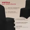 DETEX, 6 stoelhoesjes voor stoelen zonder armleuningen, Productafbeelding-voorbeeld 7
