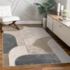 Tapis salon à poils courts Motif géométrique Motif arc Voir les images du produit 1