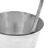 Metalleimer verzinkt mit Deko Wasserhahn - Größe: 48x29 Produktbild-Vorschau 3