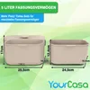 YourCasa Biomülleimer Küche 5L - Komposteimer für Produktbild-Vorschau 6