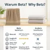Betz 2 Stück Saunatücher 80 x 200 cm PALERMO 100% Baumwolle Produktbild-Vorschau 9