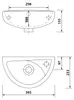 Creavit OVAL Keramik-Waschtisch 39x23cm, weiß Produktbild-Vorschau 8