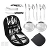 Campingbesteck Camping Outdoor Essbesteck Feldbesteck Produktbild-Vorschau 3