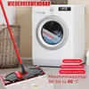 A mop and a washing machine are shown in a laundry room setting. Produktbild-Vorschau
