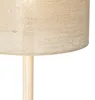 Lampa podłogowa w stylu rustykalnym drewniana z abażurem Podgląd zdjęcia produktu 6