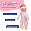 BABY born Kätzchen-Onesie inkl. Mütze für 43cm Puppen. Produktbild-Vorschau 2