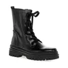 A black lace-up boot on a white background. Produktbild-Vorschau