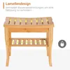 HOMCOM Duschhocker Badhocker mit Ablage Duschsitz Produktbild-Vorschau 5