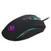 A black gaming mouse with colorful LED lighting is shown against a white background. Produktbild-Vorschau