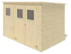 Abri de jardin en bois 4.86 m2 - 2.7x1.8 m - Couleur: Voir les images du produit 5