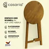 CASARIA® Stehtisch 2er Set Holz Klappbar 110cm Hoch 80 cm Produktbild-Vorschau 7