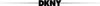The image shows the brand name DKNY in large, bold, black letters against a white background with a subtle gradient effect. Voir les images du produit