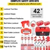SucceBuy Kit di lockout tagout da 42 pezzi, kit di blocco Anteprima dell’immagine prodotto 3