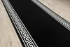 TAPIS DE COULOIR BCF MORAD Grek grec noir 60 cm noir 60x100 Voir les images du produit 3