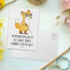 Mr. & Mrs. Panda Postkarte Fuchs Blindheit - Weiß - Produktbild-Vorschau 4
