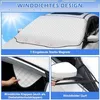 Tevlaphee Sonnenschutz Auto Frontscheibe, Windschutzscheibe Produktbild-Vorschau 4