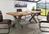 MASSIVMOEBEL24 | Table à manger 220x100 en bois de Sheesham Voir les images du produit 8