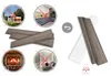 Collage showing product samples and usage restrictions, with product samples on the right. Anteprima dell’immagine prodotto