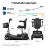 Seniorenmobil Elektromobil, 4-rädrig, stabile Konstruktion, Produktbild-Vorschau 15