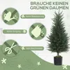 HOMCOM 2er Set Künstliche Zypresse 90cm Kunstpflanze mit Produktbild-Vorschau 5