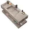 360Home Badezimmermöbel-Set, Grau, 120x55cm, mit Produktbild-Vorschau 3