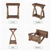 Petite table d'appoint avec 2 étagères, table basse avec Voir les images du produit 9