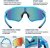 DUCO Kinder Sonnenbrille TR90 Rahmen UV400 Jugend Sport Produktbild-Vorschau 3