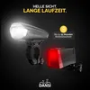 Dansi LED lampe de vélo lumière de vélo avant + arrière Voir les images du produit 6