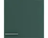 A close-up of a green cabinet door with a silver handle. Produktbild-Vorschau