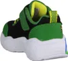 A rear view of a child's sneaker. Voir les images du produit