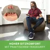Green Bean® Sitzsack mit Rückenlehne "Cozy" 80x70x90cm - Produktbild-Vorschau 7
