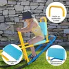 3 Sitzer Kinder Wippe mit Rückenlehnen und Griffe, Produktbild-Vorschau 5
