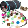 Speedy Panther 21 Stücke Katzenspielzeug Set Katzentunnel Produktbild-Vorschau 1