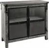 MASSIVMOEBEL24 Sideboard Mango 100x40x90 grau lackiert Produktbild-Vorschau 3