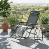 LARS360 Gris clair Chaise longue pliante, chaise de plage, Voir les images du produit 8