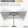 Sonnenschirm 3m x 4m, Aluminium; UV-Schutz; inkl. Produktbild-Vorschau 5