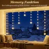 LED Lichtervorhang Sterne Weihnachtsbeleuchtung Warmweiß Produktbild-Vorschau 8