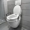 Zvýšené sedátko na WC s poklopem a madly DELUXE BTM580 Náhled obrázku produktu 2